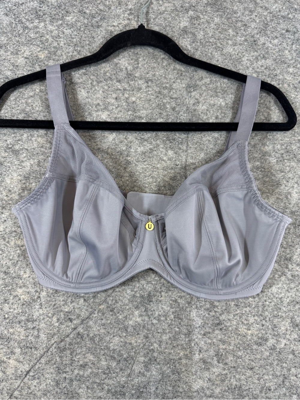 Understance Underwire Bra Gray 32G Full Coverage Support Everyday Comfort
